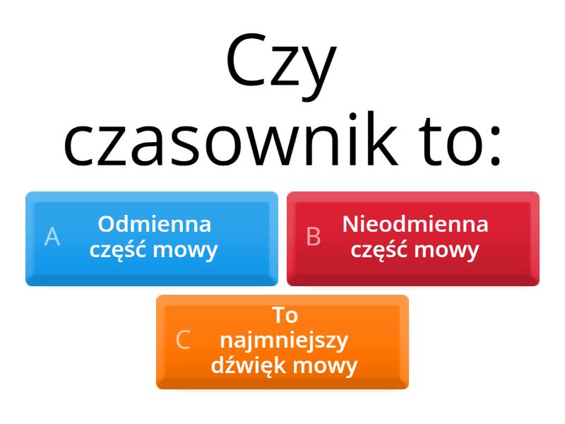 Czasownik - Test