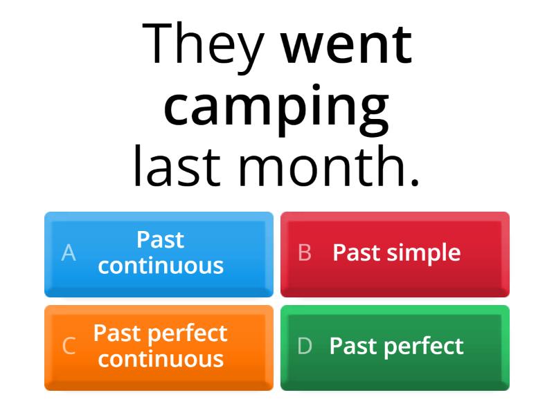 Past tense - Quiz
