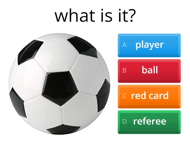 Football vocabulary - Quiz