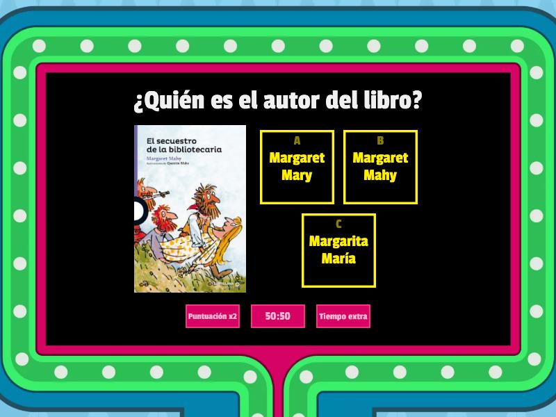 El Secuestro De La Bibliotecaria - Concurso De Preguntas