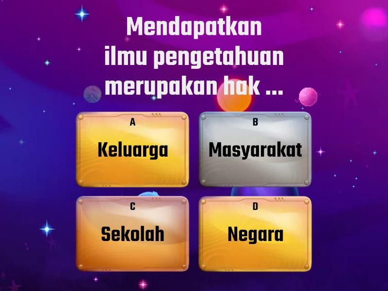 Hak Dan Kewajiban - Quiz