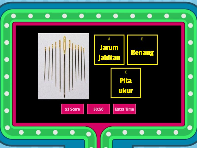 Namakan Alat Jahitan (ppki Tahun 4) - Gameshow Quiz