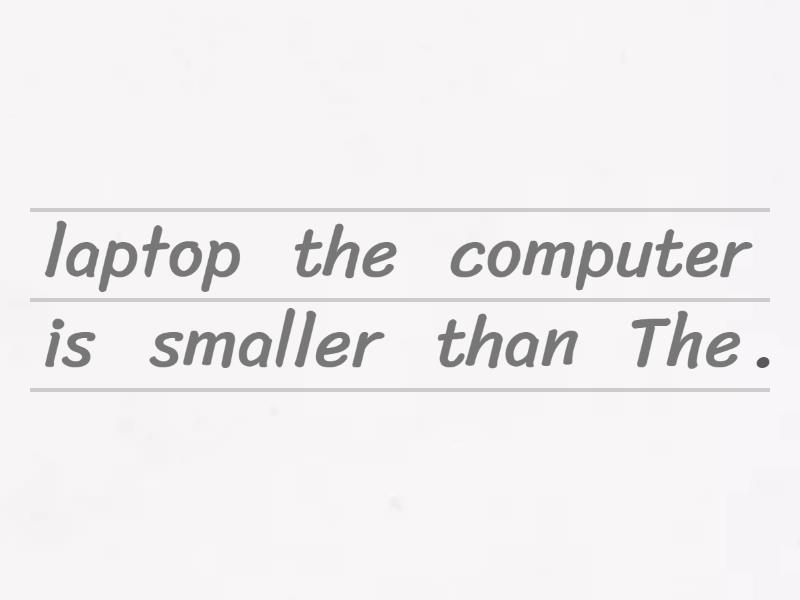 comparative-and-superlative-adjectives-unjumble