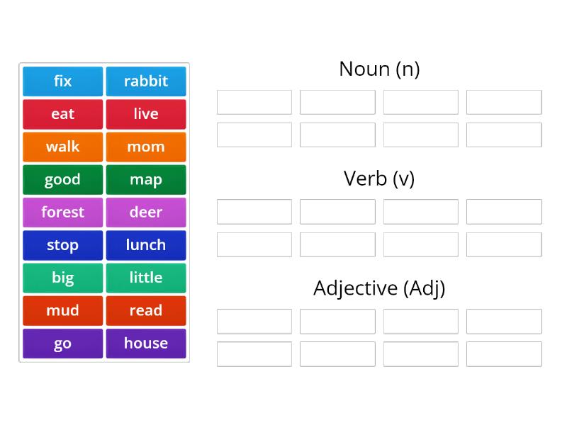 please-divide-noun-verb-adjective-group-sort