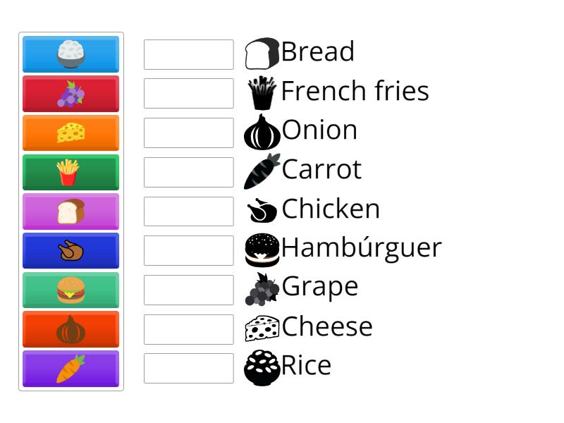 Foods - Match up
