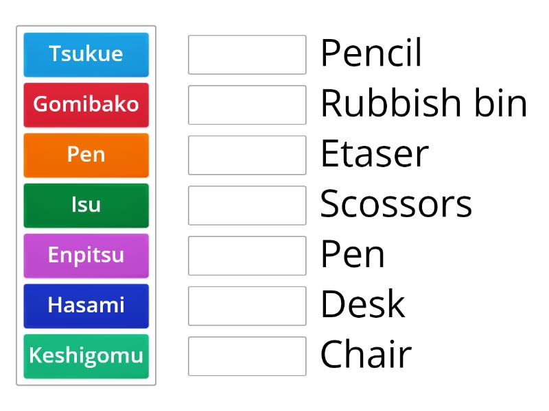 Class item c. Classroom items.