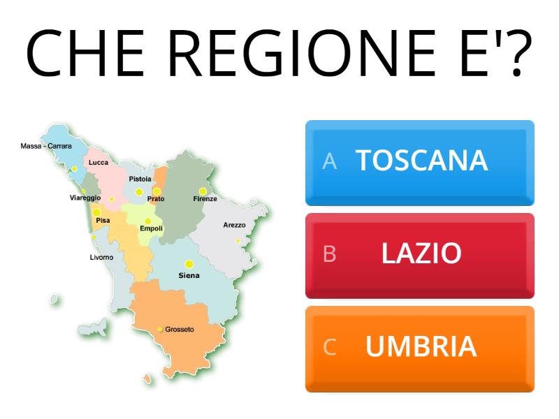 LE REGIONI D'ITALIA - Quiz