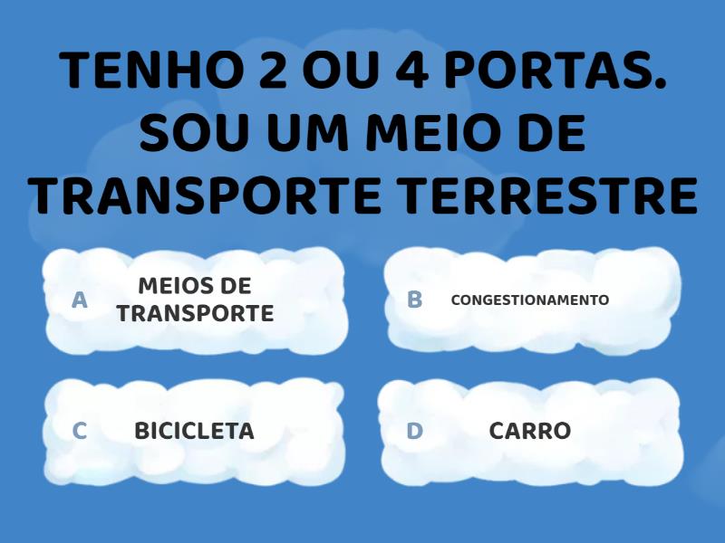 MEIOS DE TRANSPORTE - Quiz