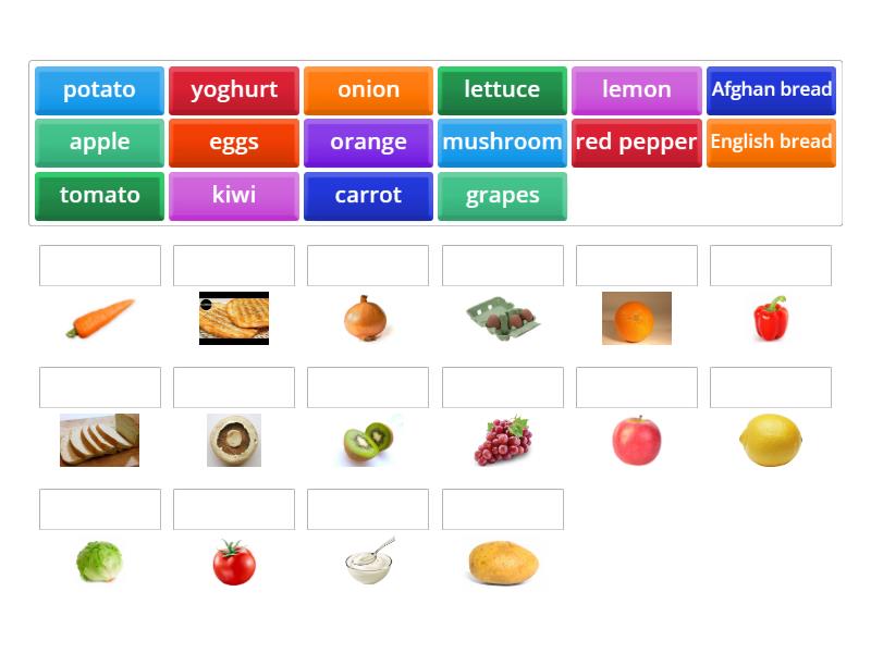 Fruit and veg - Match up