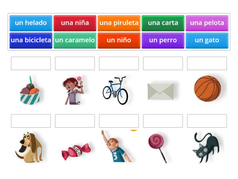 Lola y Leo 1 Unidad 1 palabras - Une las parejas