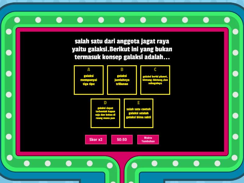 SOAL IPAS - Gameshow Quiz