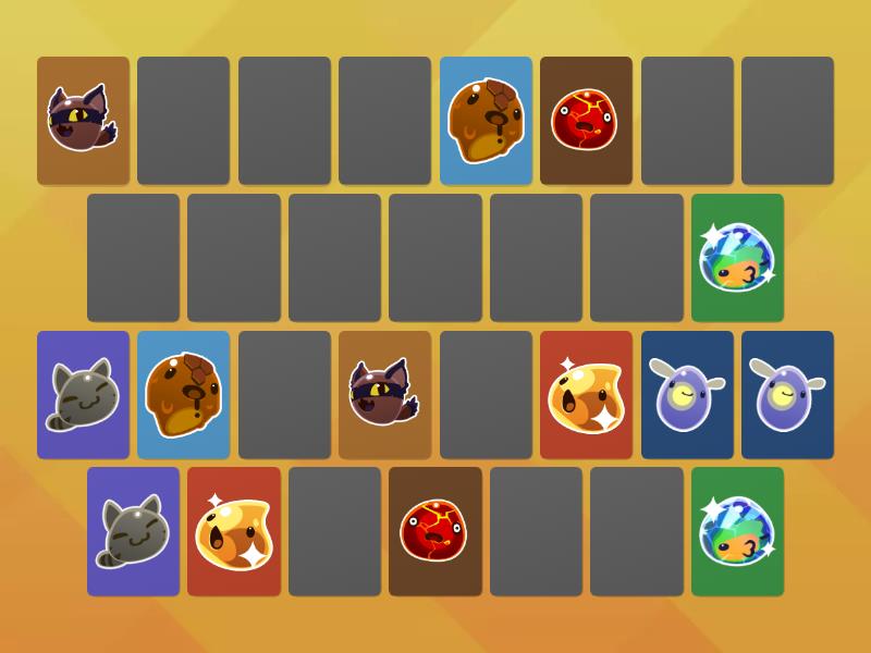 cartas slime rancher - Matching pairs