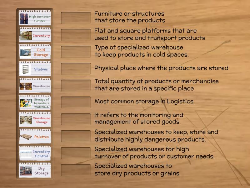 Storage Types and concepts - Une las parejas