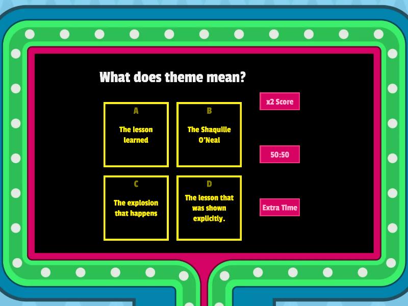 Theme - Gameshow quiz