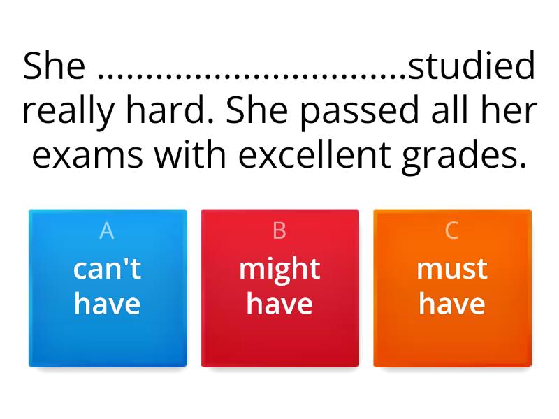 Modals In The Past - Quiz