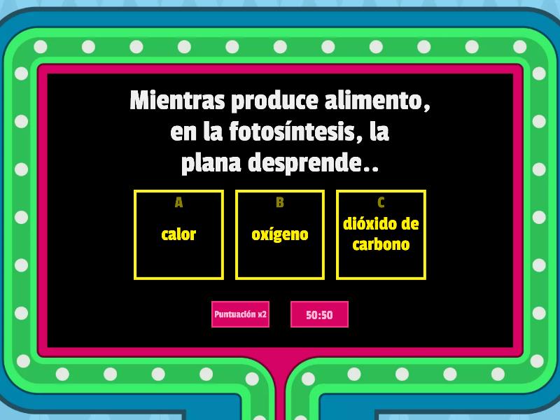 Las Plantas - Gameshow Quiz