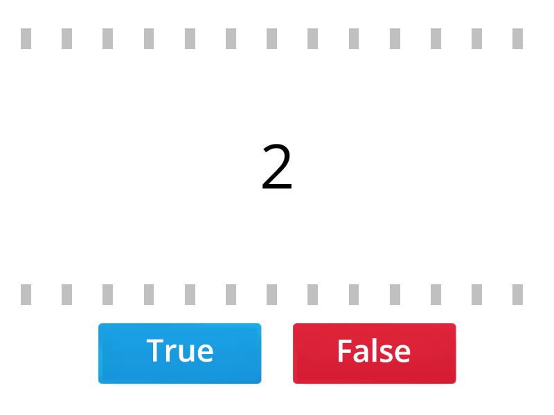 one is not a prime number true or false