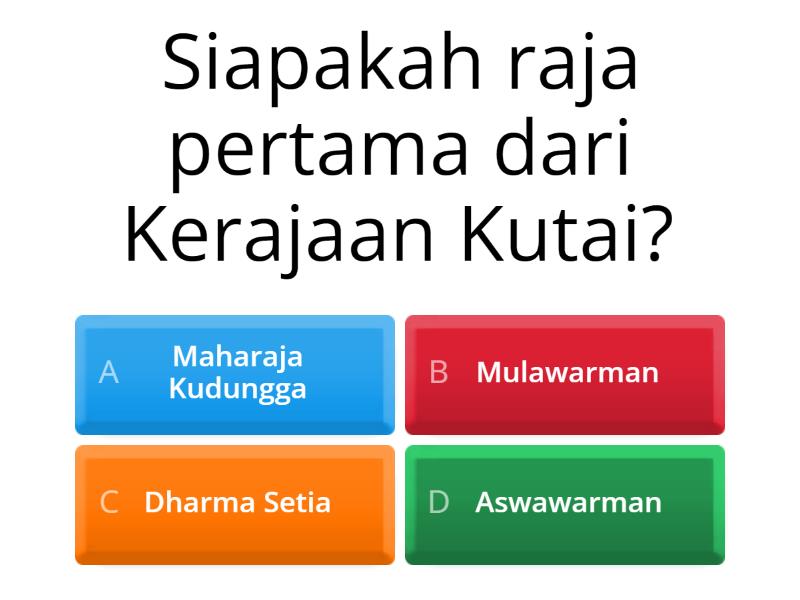 Latihan IPS Kerajaan-kerajaan - Quiz