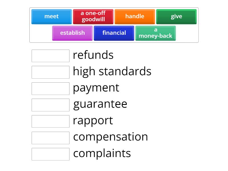 Customer service Match up