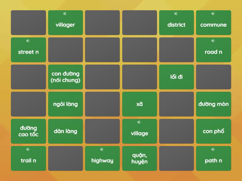 unit 6 - talent C - Matching pairs image.