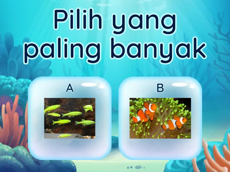 Perbandingan Banyak Benda Quiz