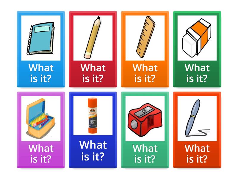 Classroom objects - Flip tiles