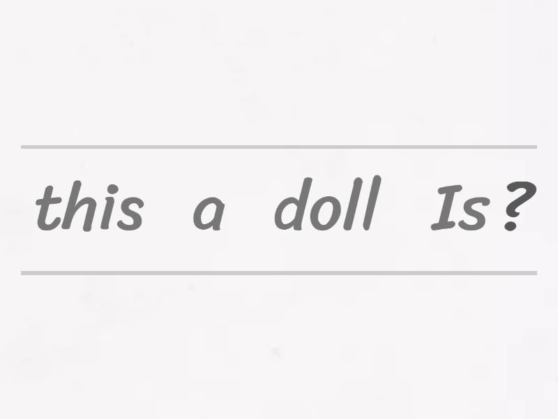 Arrange the sentences correctly . Unjumble