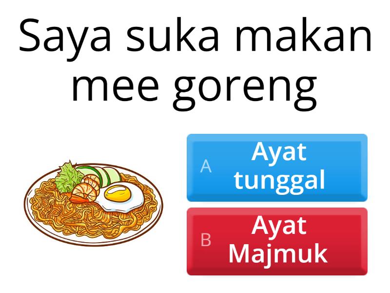 Ayat Tunggal Dan Ayat Majmuk - Quiz