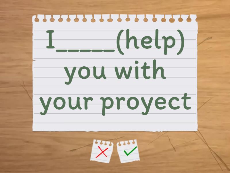 Future Tenses Flash Cards