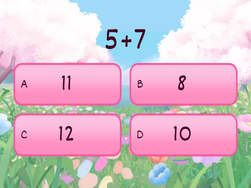 Addition quiz