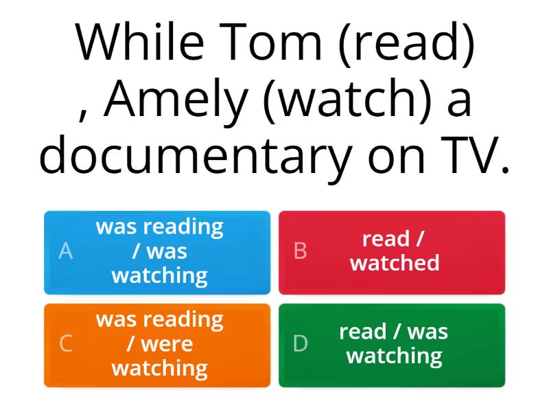 PAST CONTINUOUS TENSE - Quiz