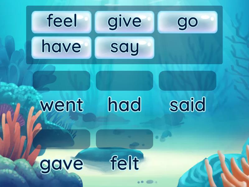 Irregular Verbs Quick Minds Match Up