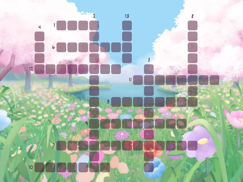 Focus 4 Unit 7 word store 7C - Crucigrama