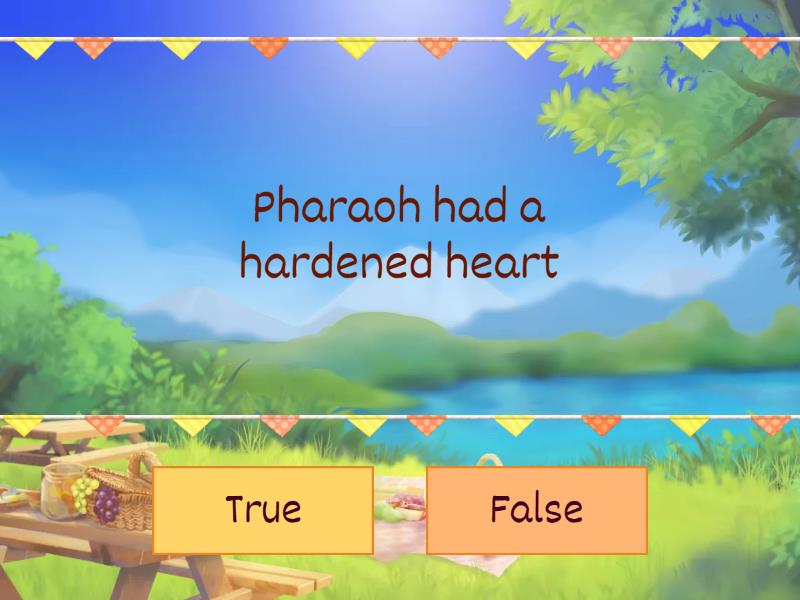 Exodus Chapter 5 True Or False