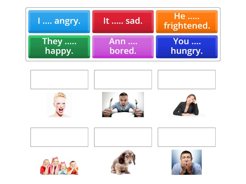 Emotions EF e 2C + be - Match up