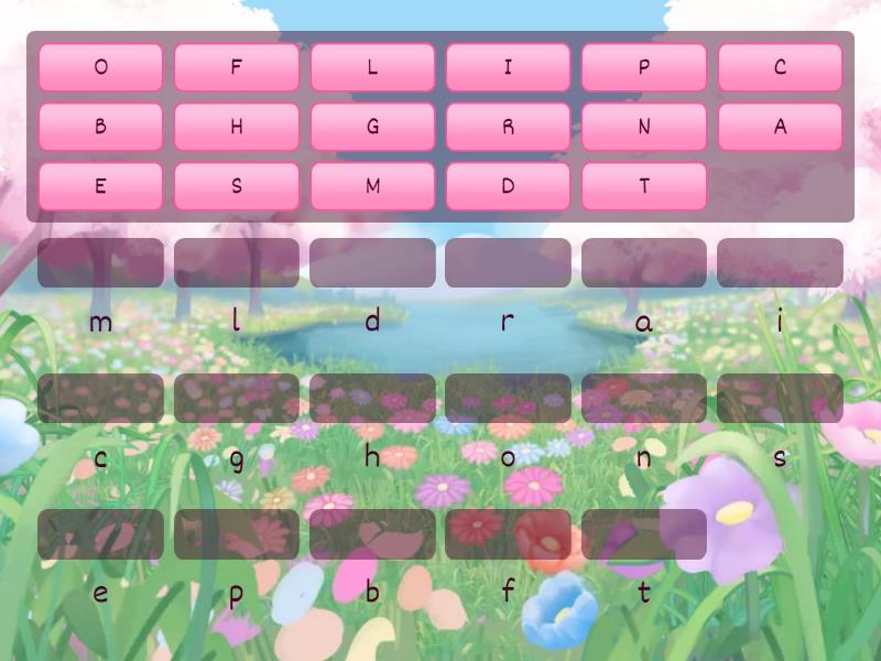 Big and small letters - Match up