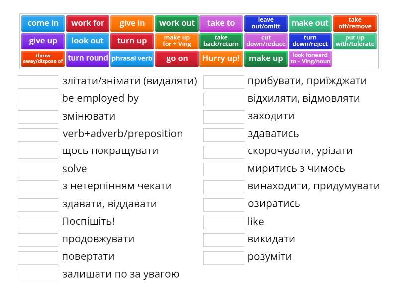 My Grammar Lab B1/B2 Unit 91 - Match up