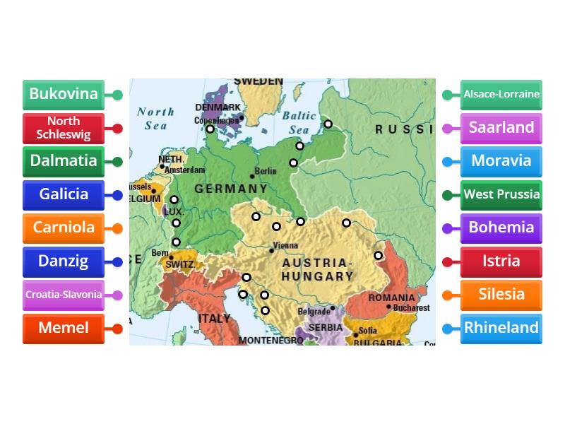 territorial changes after world war 1