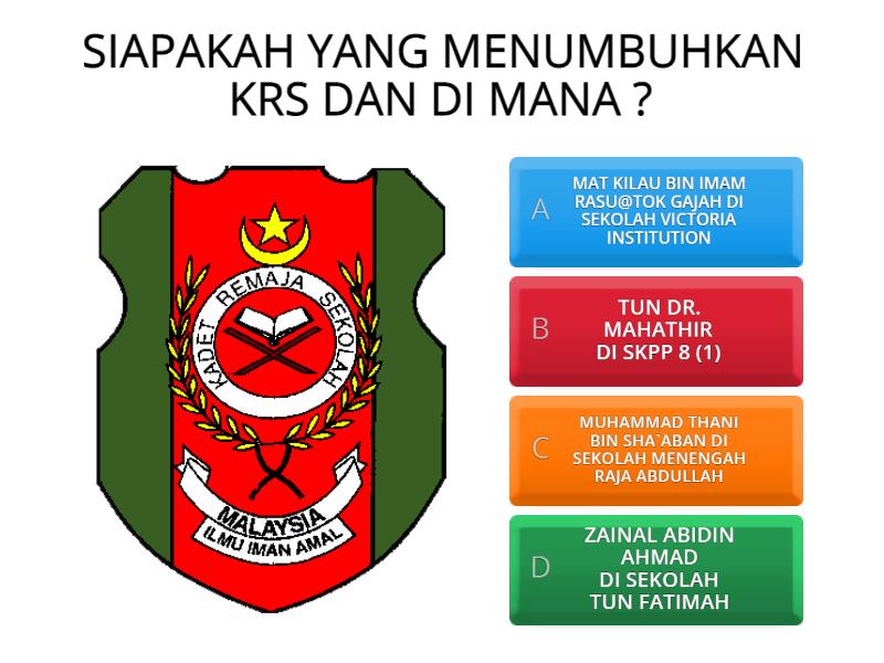 TUNAS KADET REMAJA SEKOLAH - Quiz