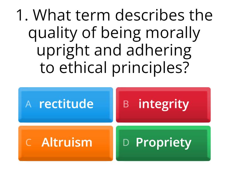 Definations - Quiz