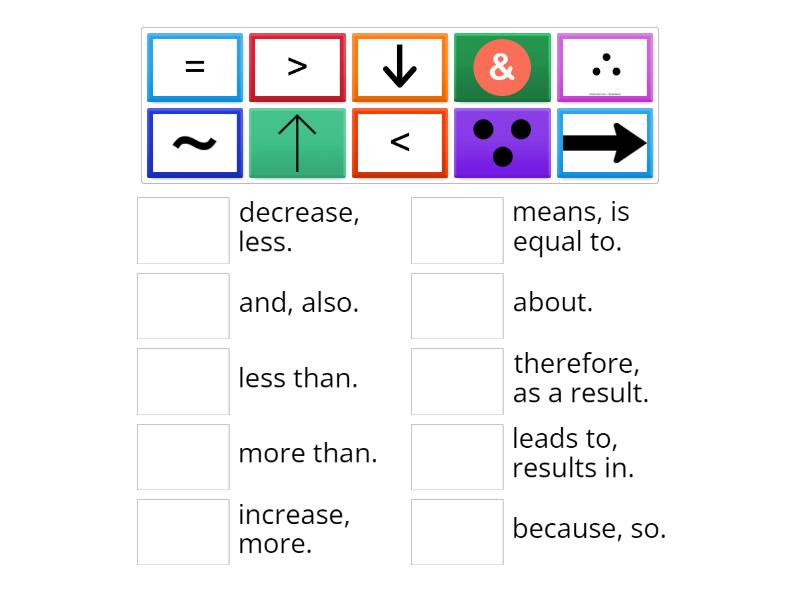 Symbols - Match up