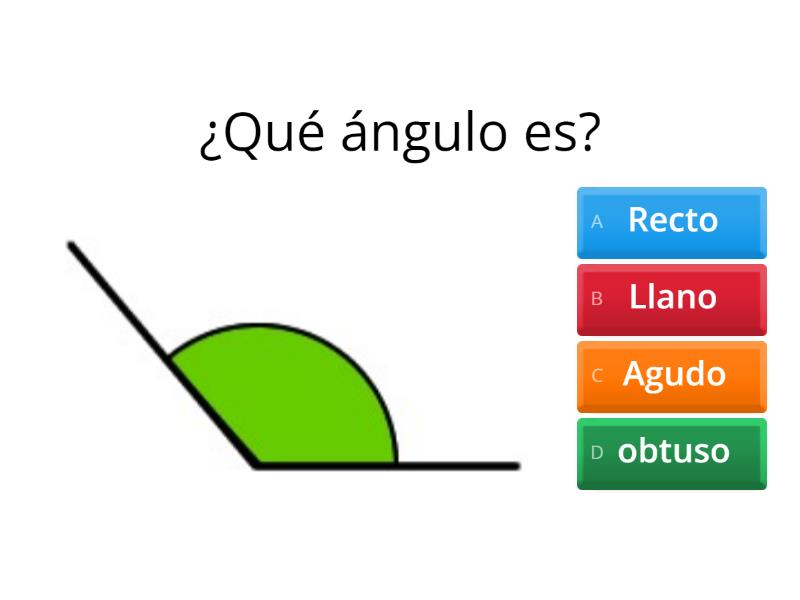 Angulos y grados - Quiz