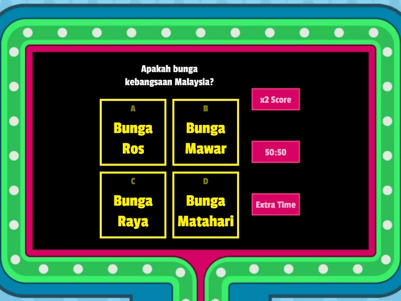 KUIZ WORDWALL KEMERDEKAAN 2021 SMKTS - Gameshow Quiz