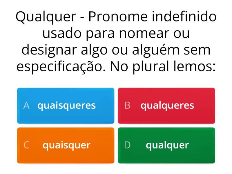 Quiz De Língua Portuguesa - ETAPA II - Questionário