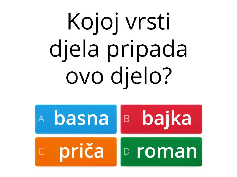 Bajka O Vratima - Quiz