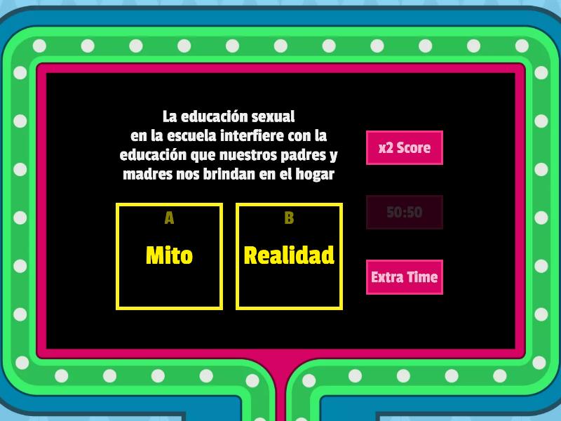 MITO O REALIDAD DE LA IMPORTANCIA DEL ESI - Gameshow Quiz