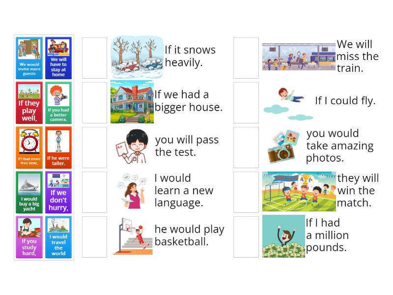 If 1st + 2nd conditionals - Match up