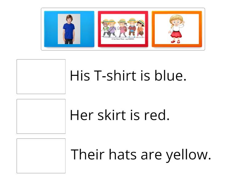 Match the pictures with the correct sentences. - Match up