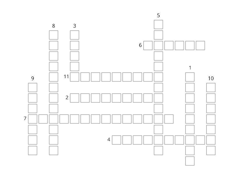 Ecological Puzzle Crossword