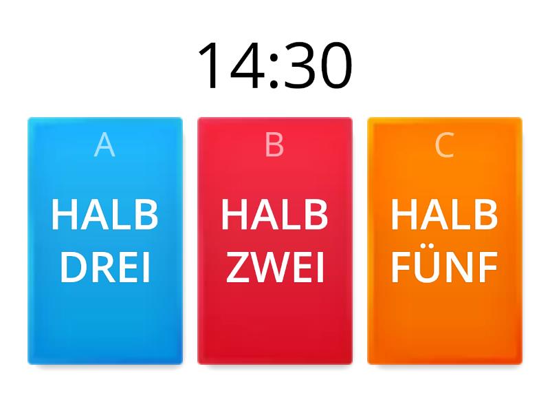 Uhrzeit - Quiz
